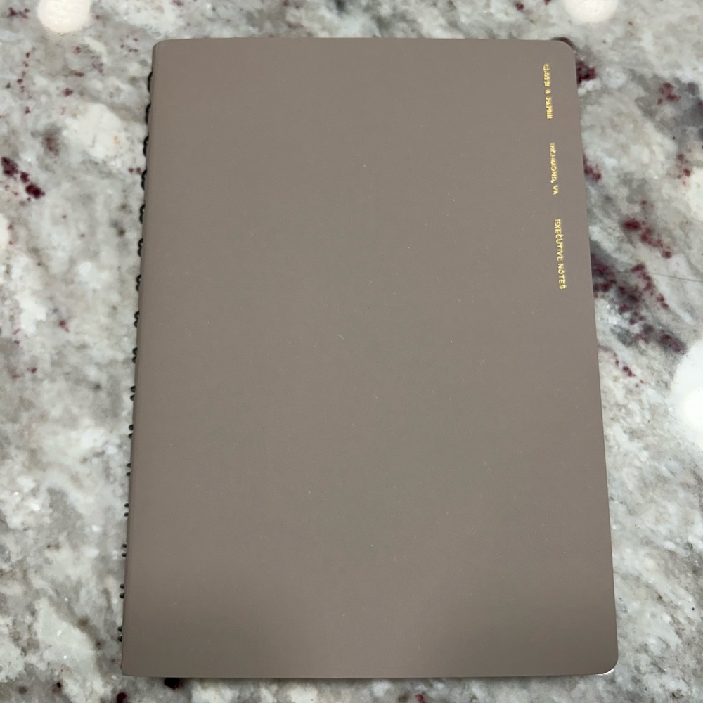 Cloth &  Paper Spiral Notebook (new)